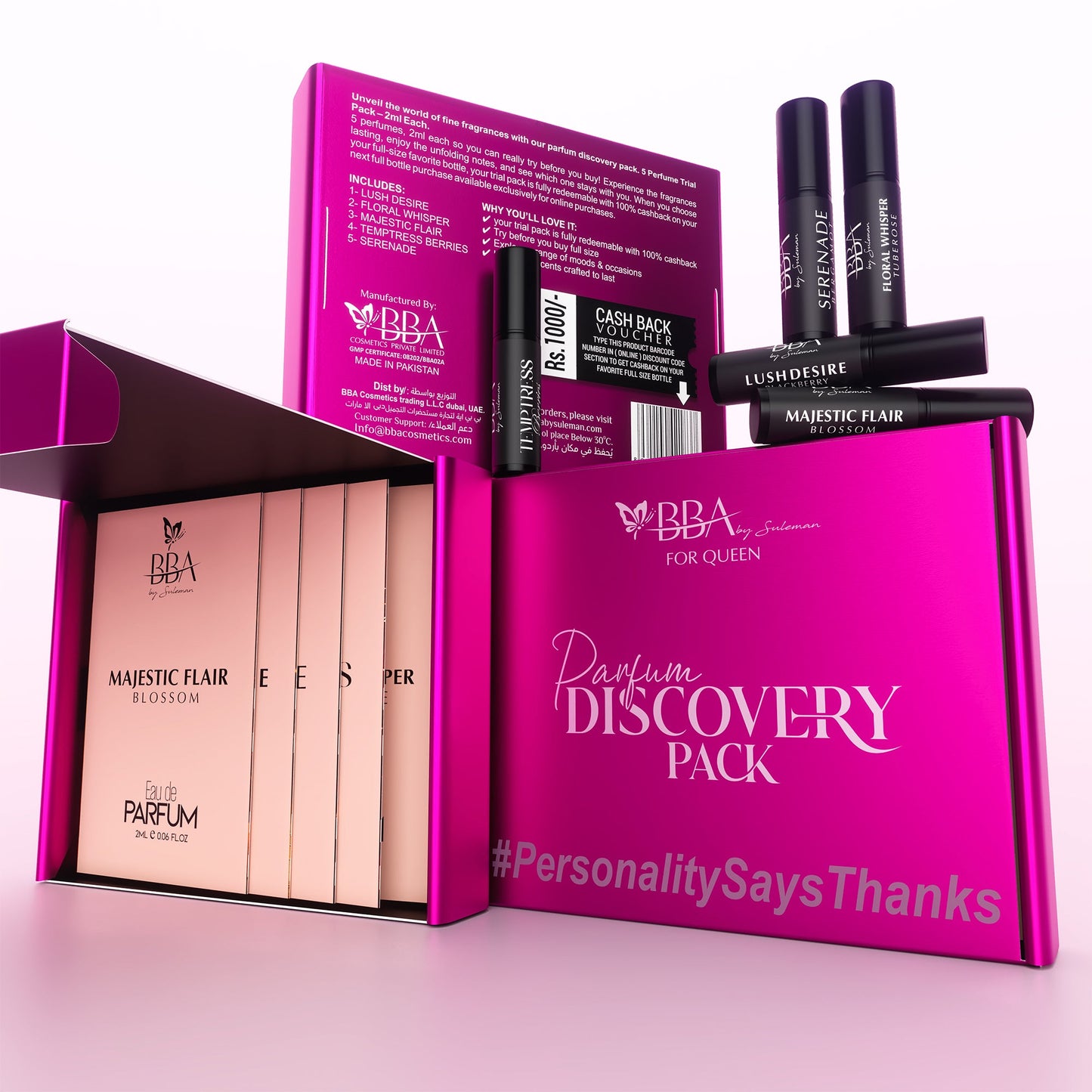 Discovery Pack Women - 2ml x 5 Perfumes I EDP 35% Concentration